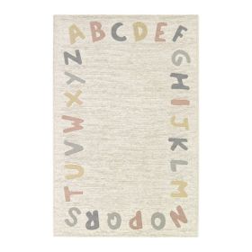 Alphabet Indoor Rug, 3'W x 4'8"L