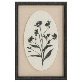 BW Botanical Framed Wall Art 12x18