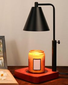 Modern Candle Warmer Lamp with Timer, Black Candle Lamp Warmer for Jar Candles, Birthday Gifts for Men, Dad, Women, Mom