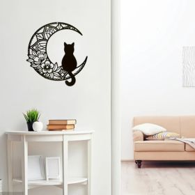 Crescent Cat Wall Decor Pet Theme Home Decoration (Option: Defaulttitle)