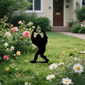 Bigfoot Garden Statue - Funny Cartoon Outdoor Decor Sculpture For Lawn & Patio (Option: Gardening decoration)