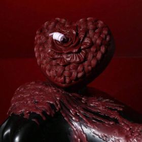 Premium Quality Aromatherapy Candles. Handmade Rose-Shaped, Perfect For Home or Office (Option: Heartshaped Peony)