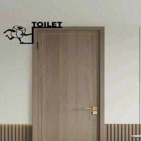 CIFbuy Retro Iron Bathroom Wall Art Funny Quote Sign Home Decor (Option: Defaulttitle)