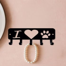 CIFbuy Pet Themed Black Wall Hooks For Coats And Hats Space Saving Entryway Organizer (Option: Defaulttitle)