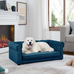 Elegant Rectangle Pet Bed for Medium and Large Dogs, Durable Elevated Dog Sofa Bed, Comfortable Dog Couch, Modern and Stylish Dog Sofa for Large (Color: as Pic)